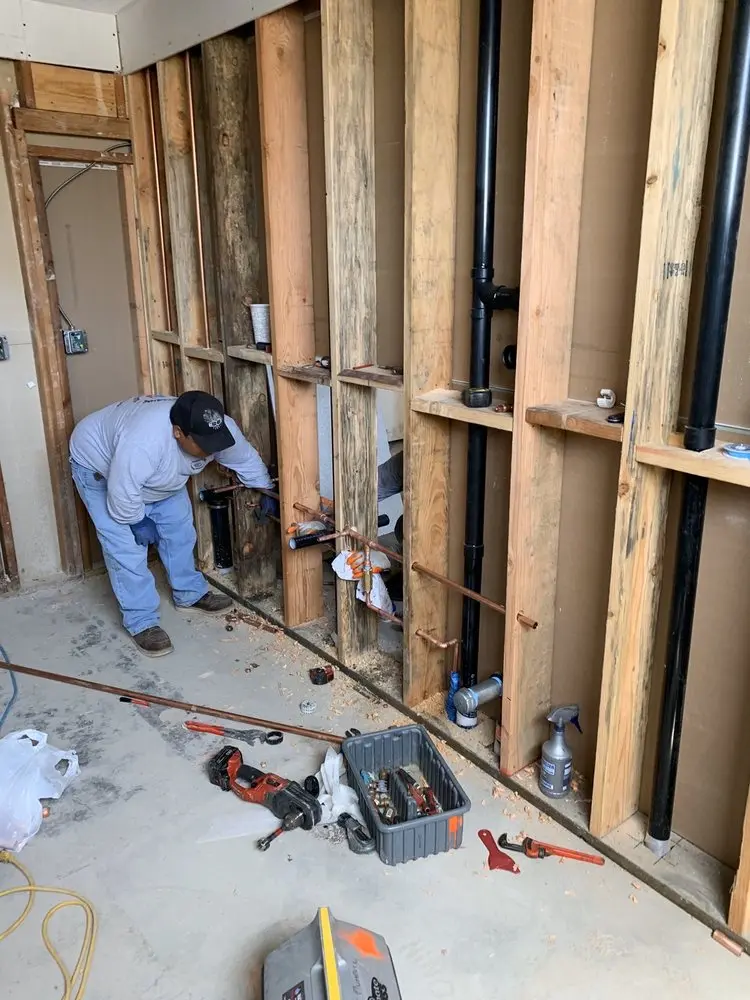 Commercial rough-in plumbing for Gas Line Repair in Breakers Row